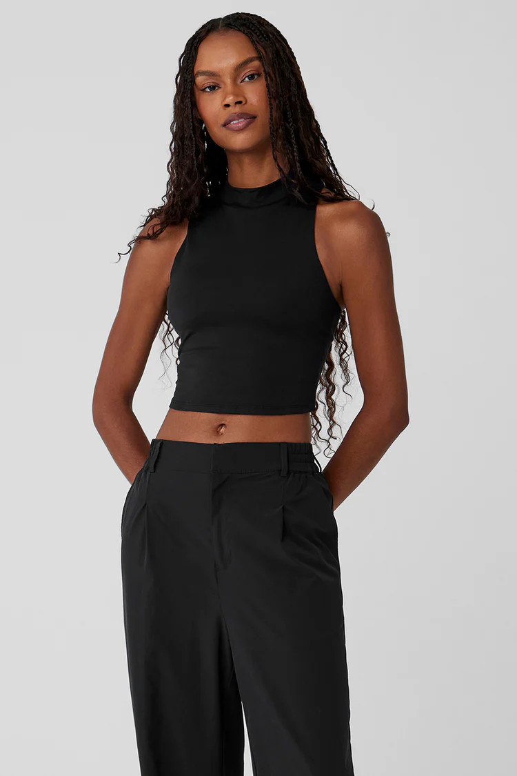 Alosoft Top That Bra Tank - Black | Alo Yoga (US)