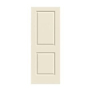 JELD-WEN 28 in. x 80 in. 2 Panel Cambridge Primed Smooth Molded Composite Interior Door Slab THDQ... | The Home Depot