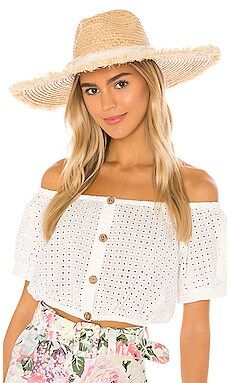 Hat Attack Coverup Sunhat in Natural & Ivory from Revolve.com | Revolve Clothing (Global)