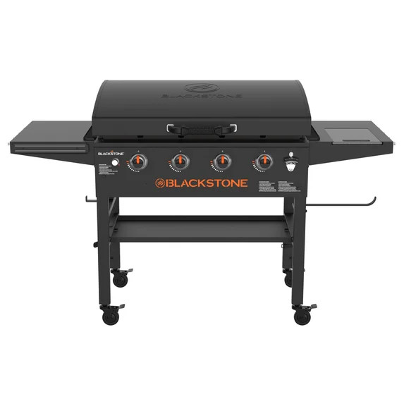Blackstone Original Outdoor Griddle, 4-Burner 36" Propane Flat Top Grill with Hood, Black | Walmart (US)