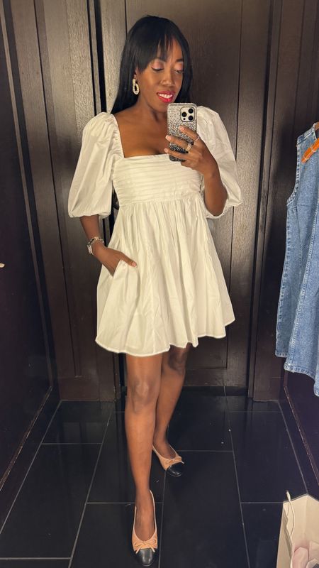 Abercrombie & Fitch Favorites 
Found this cute easy to wear babydoll style dress. It’s available in prints and other colors. True to size. Wear a size small. 

Dress, Dresses, Spring Dress, Spring Outfit, Vacation Outfit, Easter, 



#LTKover40 #LTKwedding #LTKSeasonal