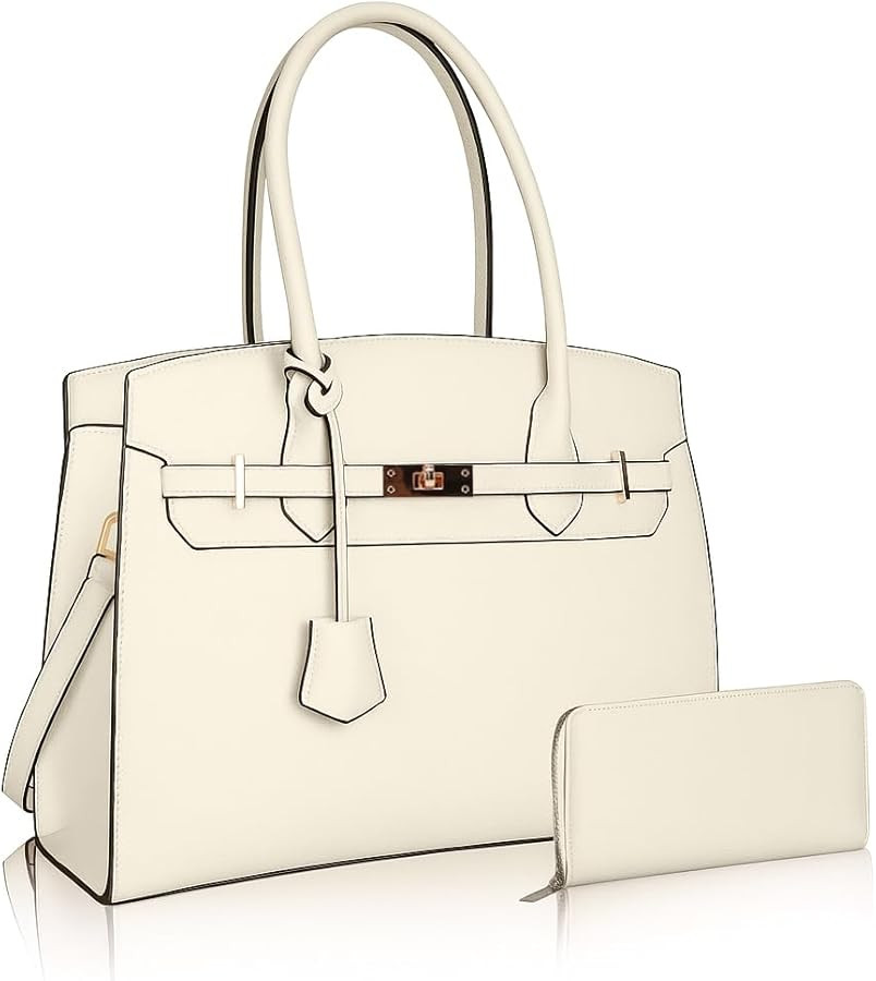 Designer Classic Top Handbags For women, Shoulder Purses For Ladies, Adjustable Strap Work Satche... | Amazon (US)