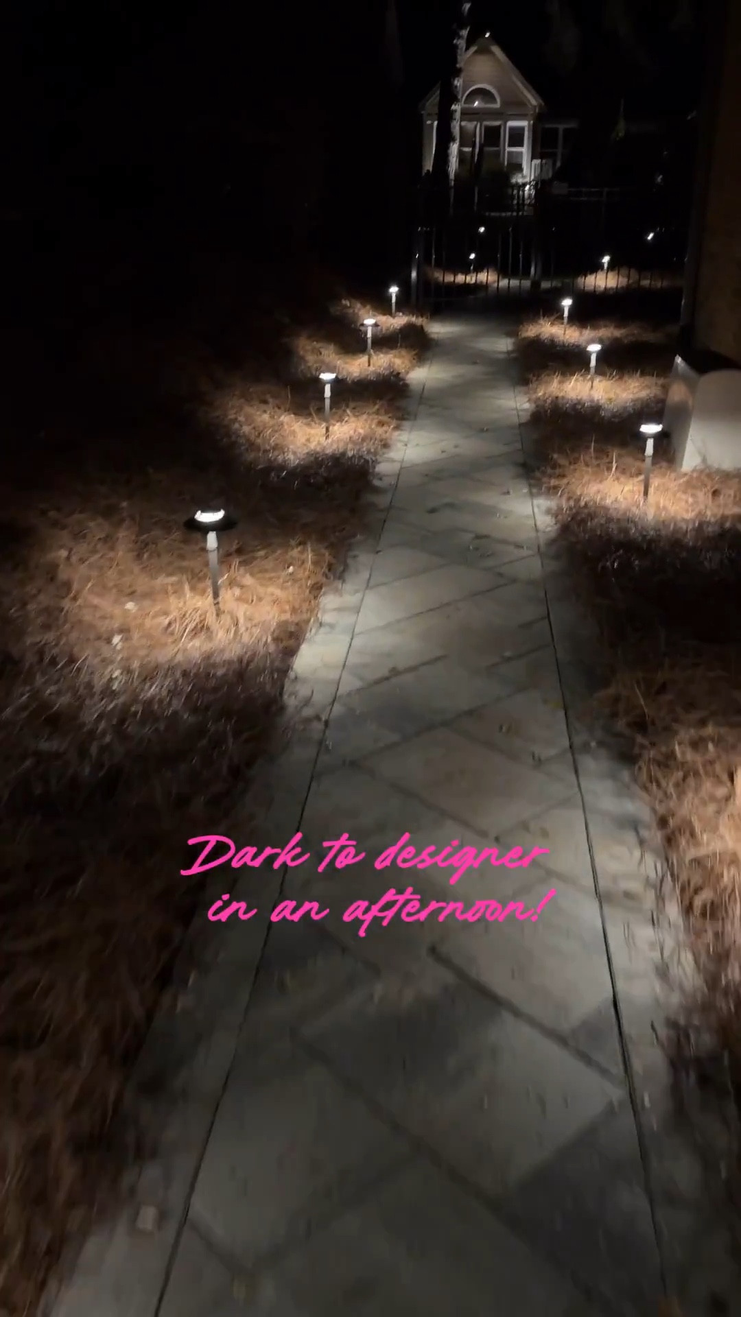 #ad No need to pay someone to install landscape lighting!  It was SO easy and affordable to DIY
new walkway lighting. I went a little crazy because it was so easy and installed 5 kits from
@lowes . Make sure to buy extra wiring and an upgraded transformer to add
kits together.
In one afternoon, you add new outdoor lighting that looks designer and adds safety too!

#lowespartner #landscapelighting #outdoorlighting #outdoordecor 

#LTKSeasonal #LTKHome #LTKdayinmylife