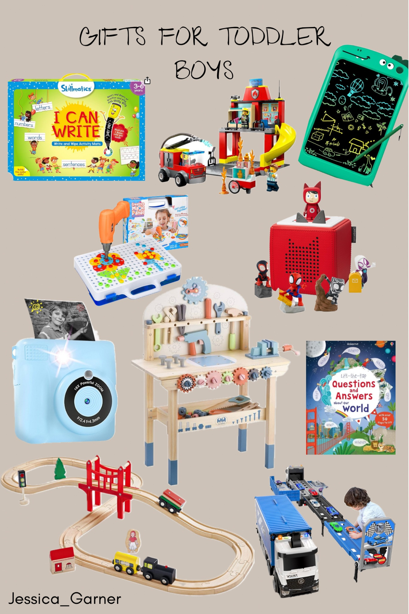 The perfect gift for any boy! I’ve picked these as my son has half of them and loves them! Especially his Tonie box, train tracks and tool station! 

These are perfect gifts from Santa 🤶 

#toys #boytoys #toddlertoys #christmasgift

#LTKkids #LTKgiftguide #LTKsale