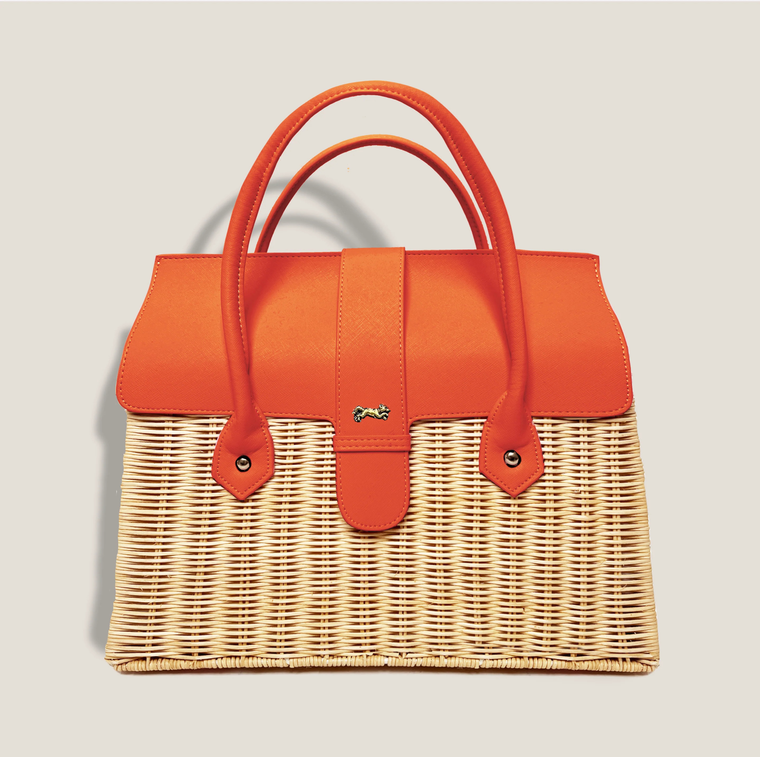 THE ONASSIS 35 BASKET - CLEMENTINE* | MME.MINK