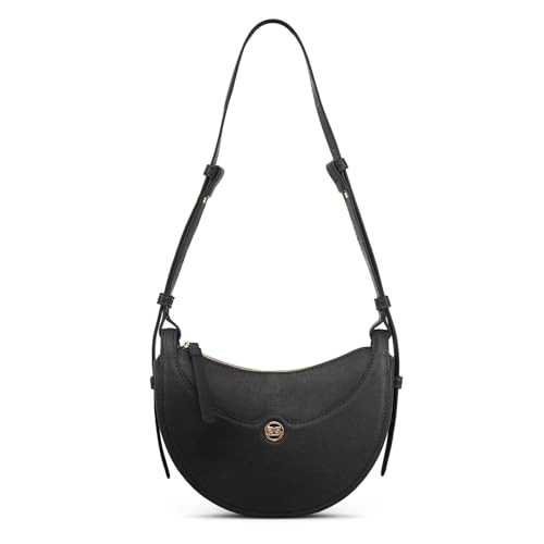 PS PETITE SIMONE Crescent Crossbody Shoulder Bag for Women,Moon Hand Purse Trendy PU Leather Luna... | Amazon (US)