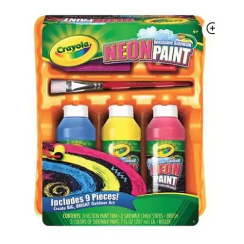 Crayola Neon Sidewalk Paint Tray Set | Scheels