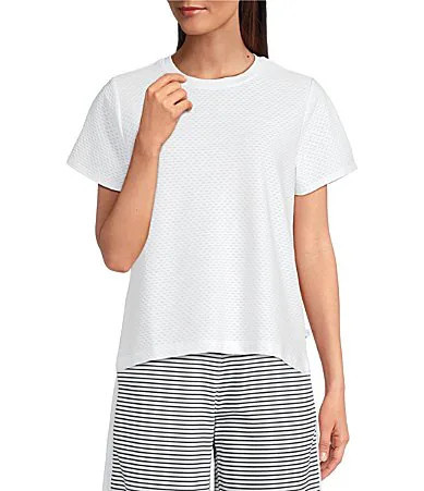 Addison Bay Walnut Crew Neck Short Sleeve Tee - S | Dillard's
