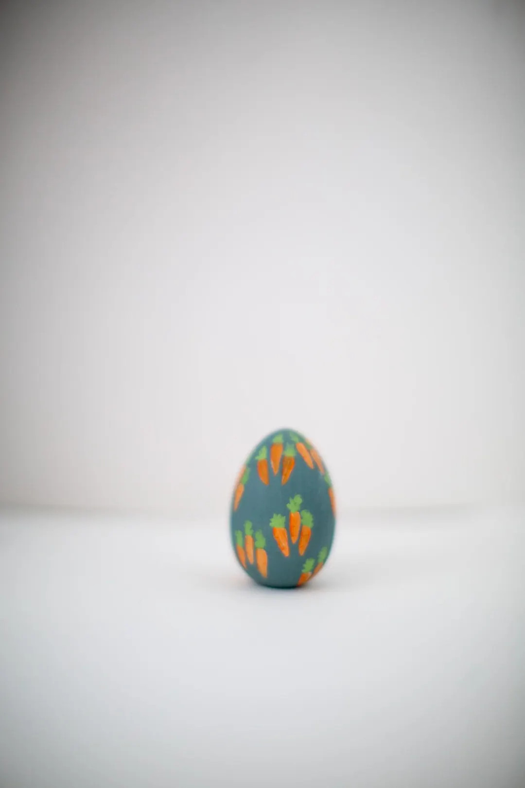 Heirloom Wooden Easter Eggs - All Over Carrot Print on Dusty Green - 2.5" Smaller Size - Etsy | Etsy (US)