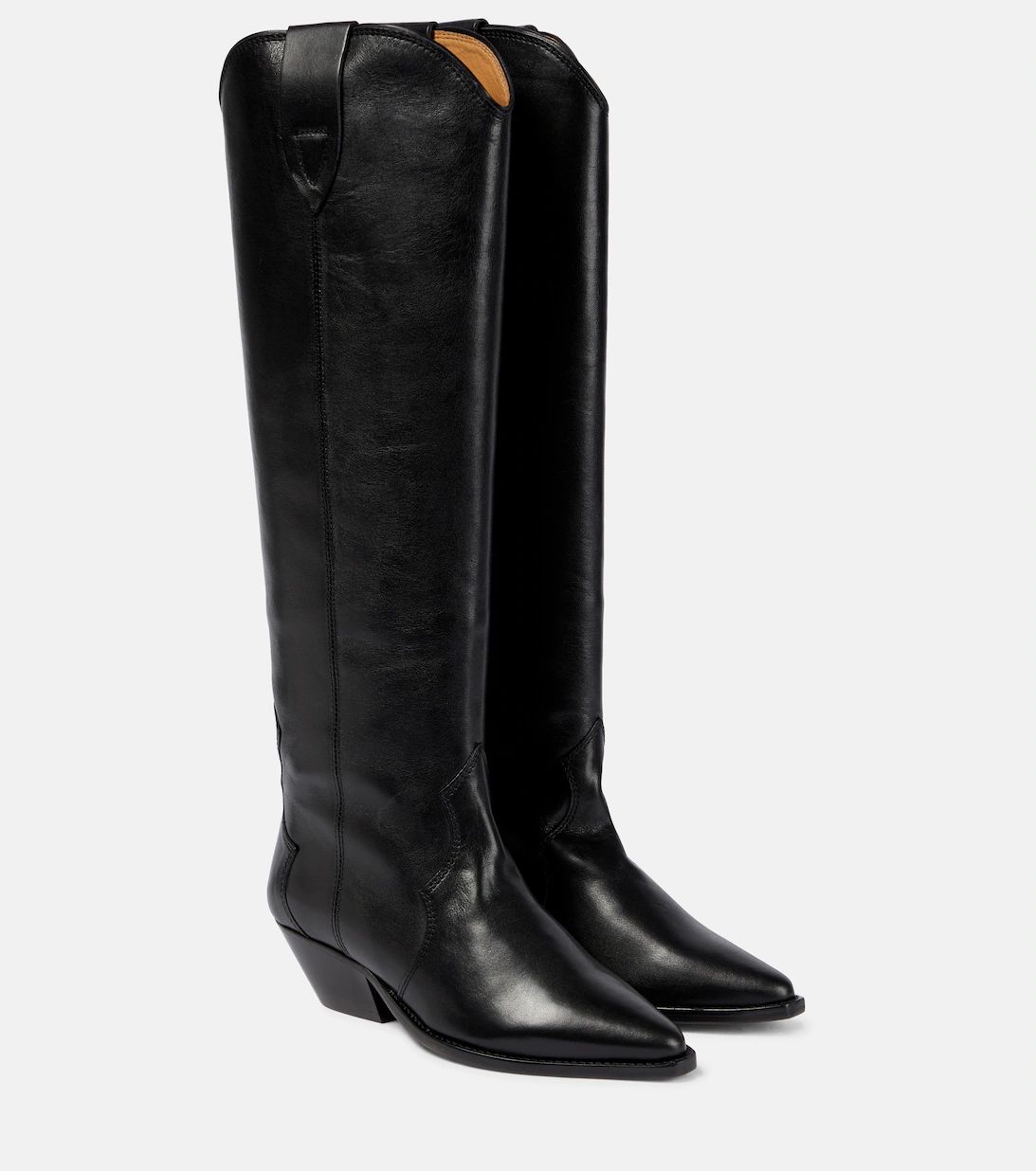 Denvee leather knee-high boots | Mytheresa (US/CA)
