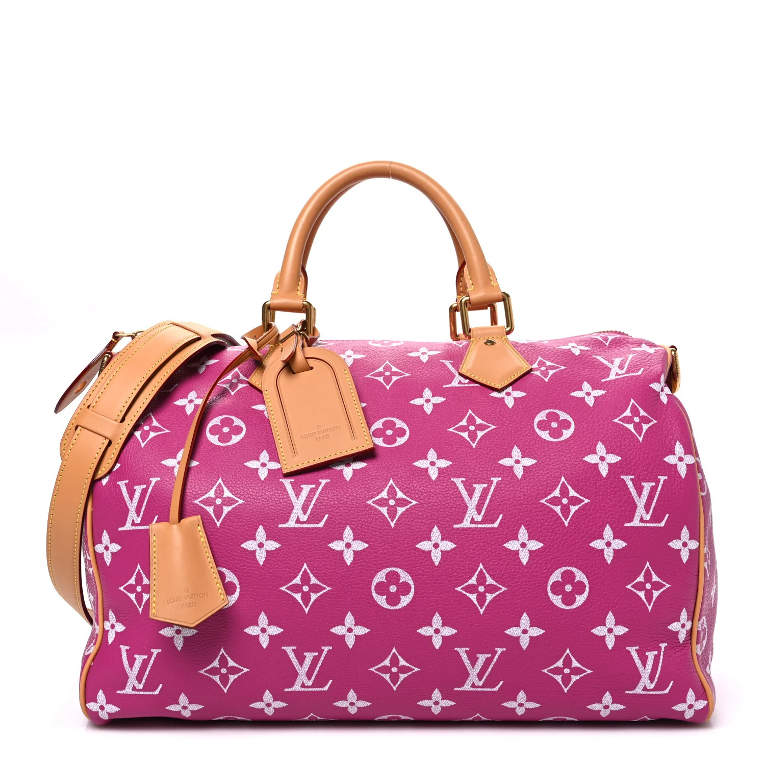 Calfskin Monogram Speedy P9 Bandouliere 40 Agate | FASHIONPHILE (US)