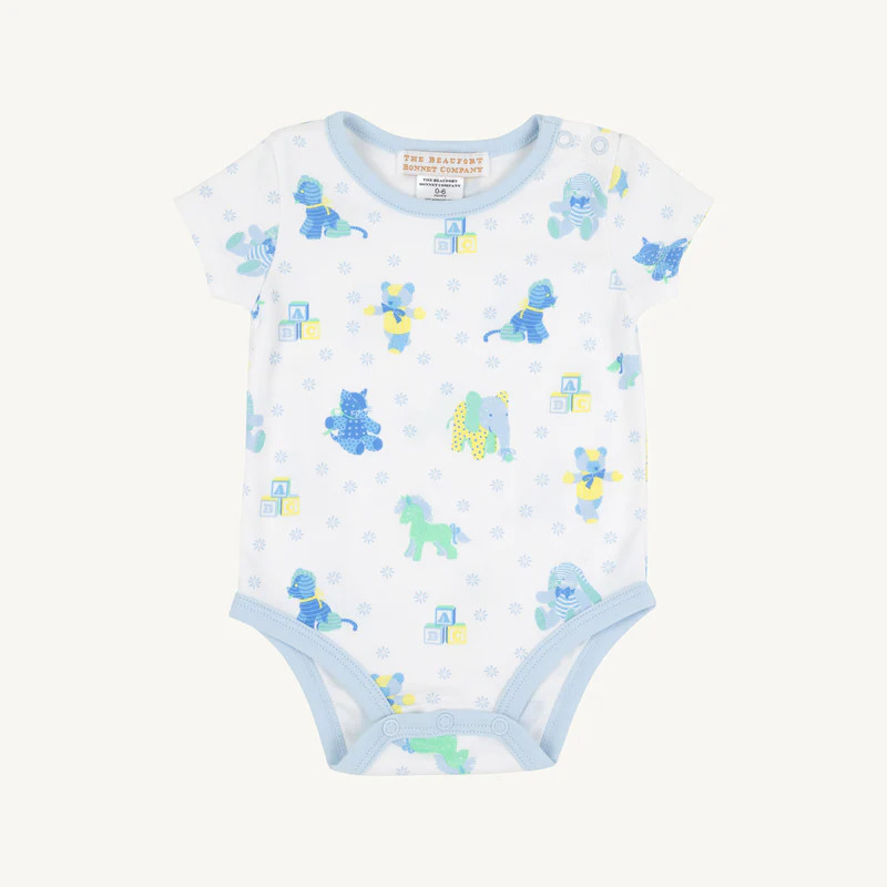 Walt Onesie - Cuddle Up Cutie Buckhead Blue | Baby Boy One-Piece | The Beaufort Bonnet Company