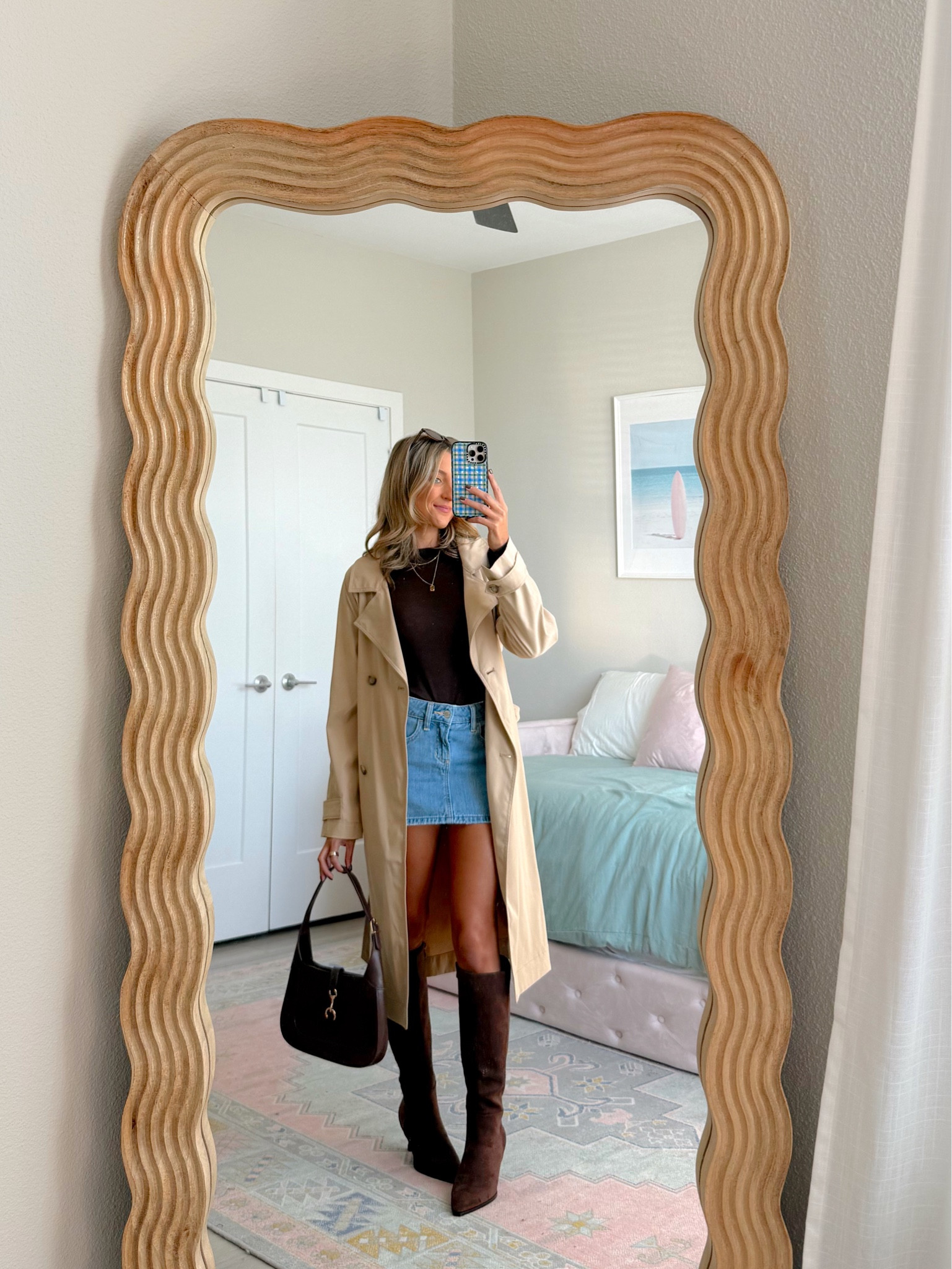 cute fall outfit of the day ⭐️ wearing anXS in this Amazon top 