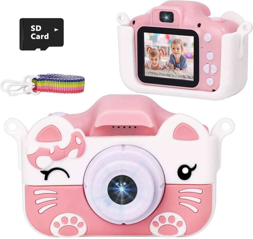Kids Digital Camera, Birthday Toy Gifts for Girls Boys Age 3-10, Children Cameras for Toddler wit... | Amazon (US)