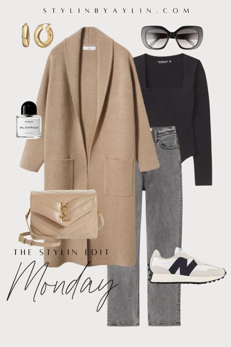 Outfits of the week- Monday edition, athleisure, coat, accessories, sneakers, StylinByAylin 
** I own this coat and runs naturally oversized! I’m just shy of 5’7 and wear the size S

#LTKstyletip #LTKunder100 #LTKSeasonal