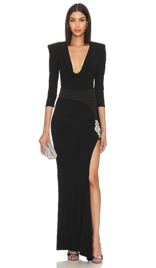 Riot's Hope Gown in Black | Revolve Clothing (Global)