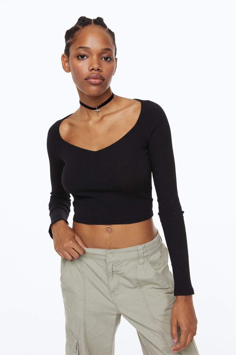 Rib-knit Top | H&M (US + CA)