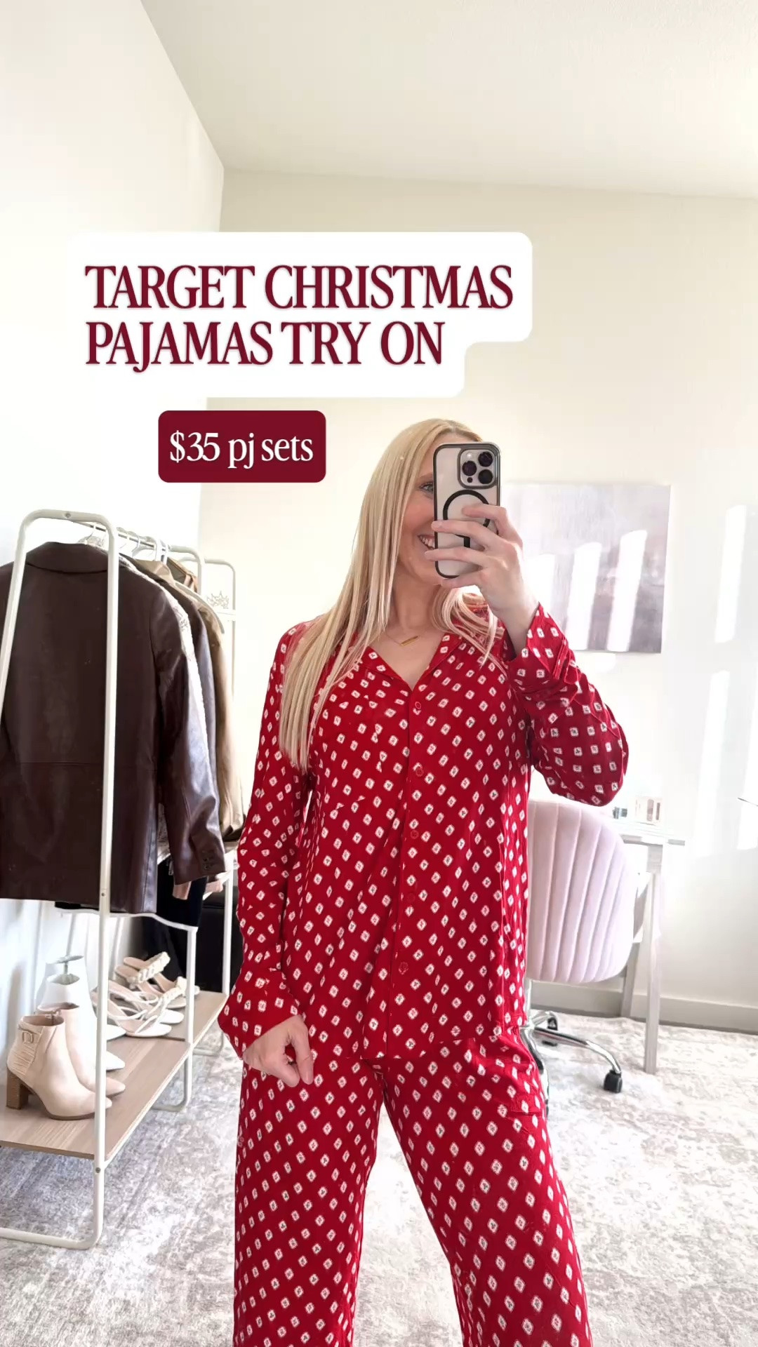Target Christmas pajamas try on! 🎄🎁 

I love the green striped pajama set so much! Sized up to a small! They fit great!


Target pajamas, Auden pajamas, Christmas pajama sets, holiday pjs, Christmas jammies, Christmas gift ideas, Target Christmas gifts, affordable Christmas gifts, red pajamas, dark green pajamas, white and black pajama set