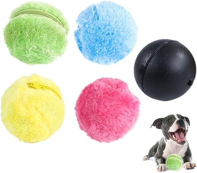 Hcomine Active Rolling Ball for Dogs, Poof Play Ball for Dogs, Automatic Poofplay Ball, Dog Cat I... | Amazon (US)