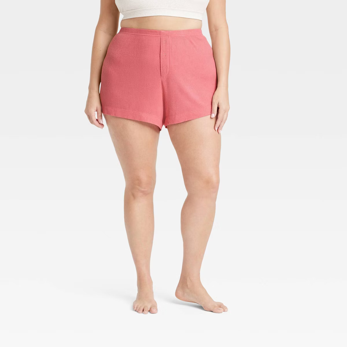 Women's Cozy Ribbed Shorts - Auden™ | Target