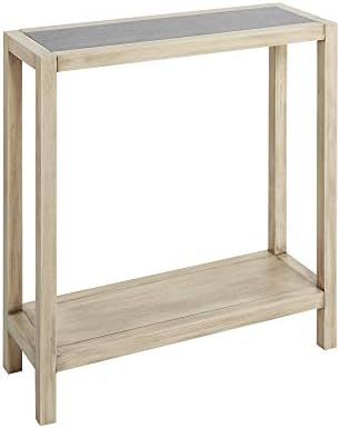 Amazon.com: Silverwood Console Table, Light Wood w/Gunmetal: Furniture & Decor | Amazon (US)