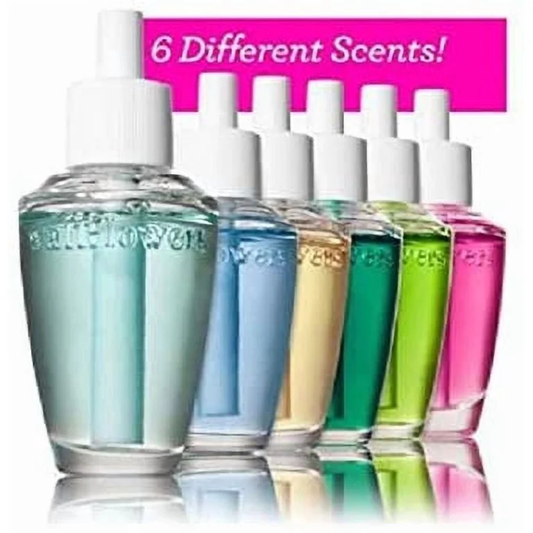 Bath & Body Works 6-Pack Wallflowers Sampler Fragrance Refills, 6 Different Scents, Assorted Colo... | Walmart (US)
