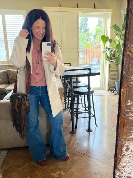 TGIF! I’m so happy it’s the weekend! Wearing my favorite flare jeans that come in all the sizes and lengths! I’m wearing 27short for reference. My jacket is a steal, I highly recommend. 

Winter style
Petite style
Teacher outfit
Mom style


#LTKstyletip #LTKover40 #LTKMostLoved