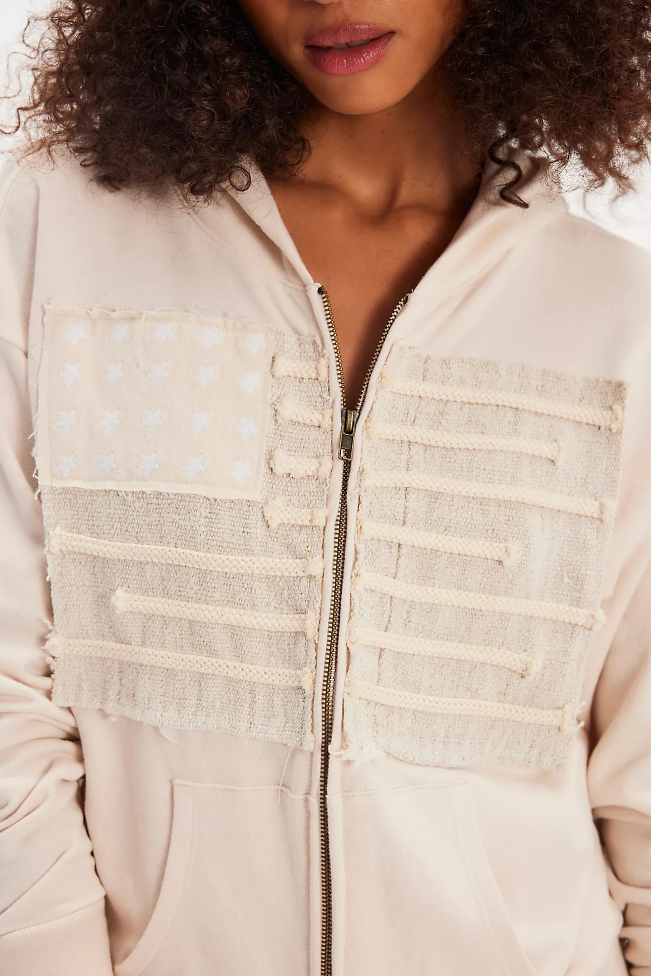 Tricia Fix Flag Zipper Hoodie | Free People (Global - UK&FR Excluded)