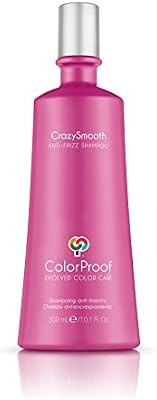 ColorProof CrazySmooth Anti-Frizz Shampoo - Color-Safe, Vegan, Sulfate-Free, Salt-Free, Smoothing... | Amazon (US)