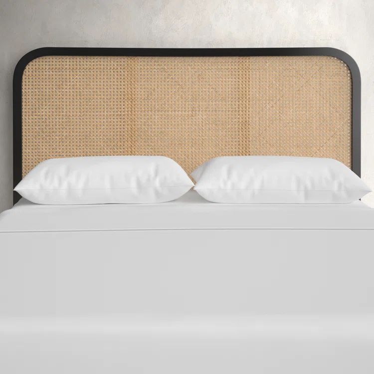 Boone Solid Wood and Cane Headboard | Wayfair North America