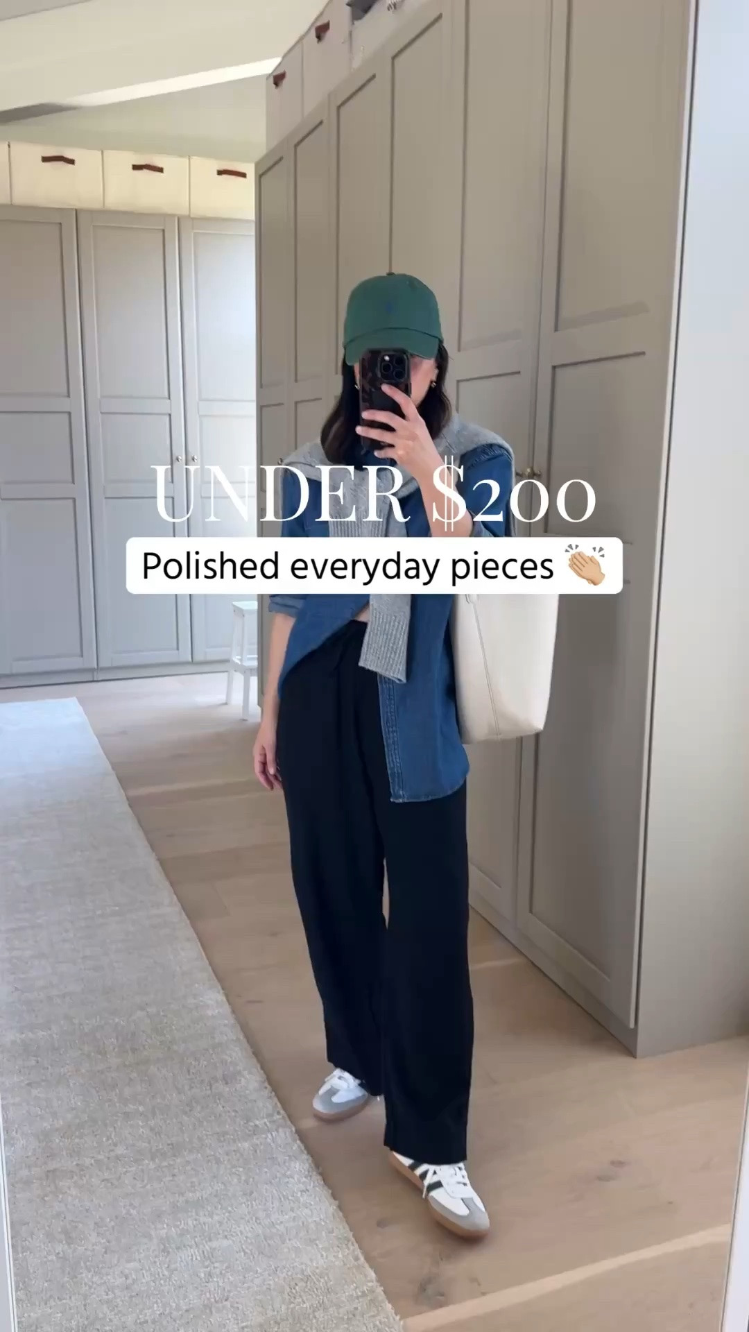 Yes, elevated style that’s comfortable and every piece is under $200. It’s can be done 👏🏼. 

AYR deep end denim shirt xs
Gap factory linen pants petite xs
Amazon socks
Everlane cashmere sweater xs
Adidas Samba sneakers 4 men’s
Quinc bucket bag
Polo Ralph Lauren hat
Electric Picks earrings
Dorsey James necklace 15”

Petite style, spring outfits 2026

#LTKmomlife #LTKootd #LTKPetite