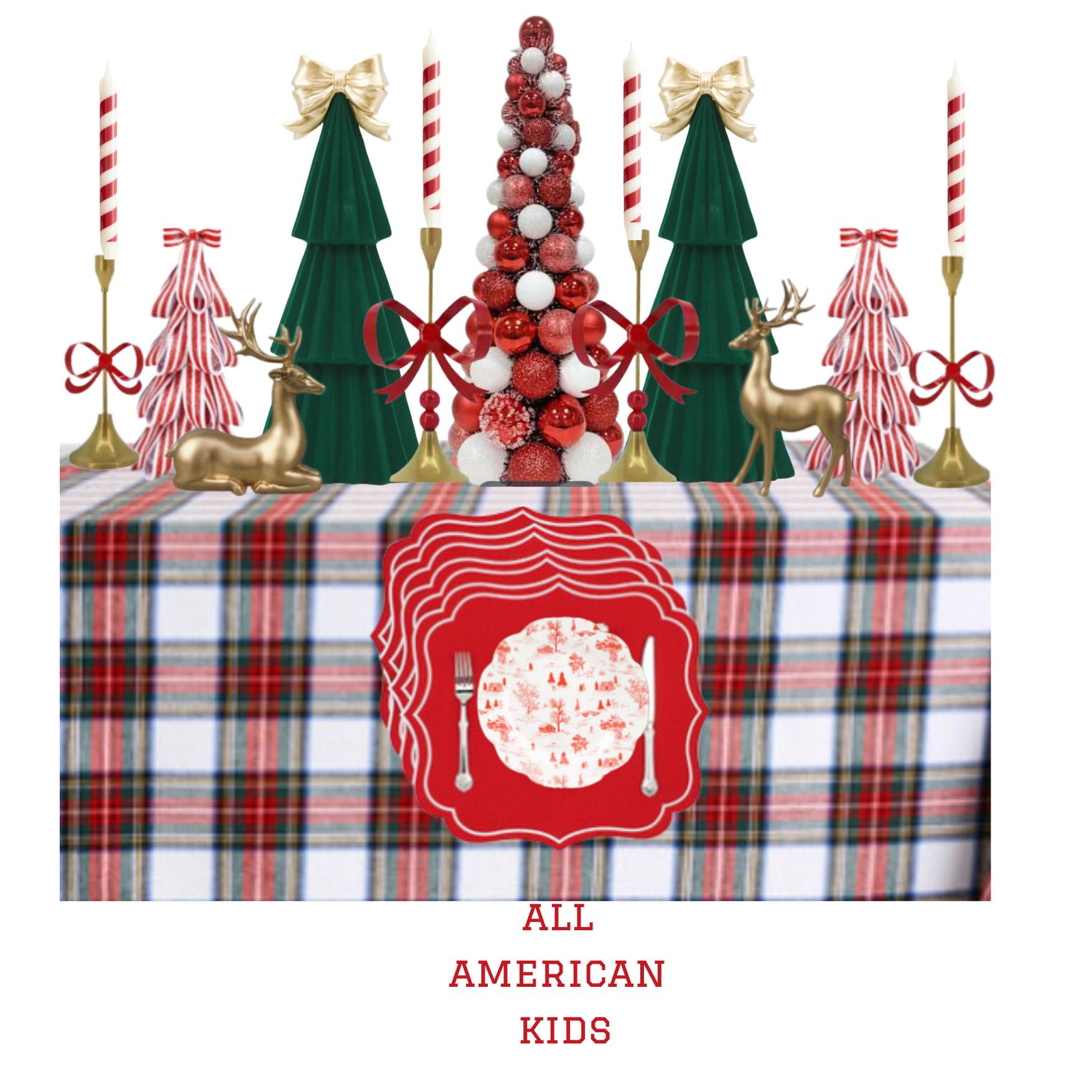 🎄✨ Set the scene for a festive Christmas table! 🎅🏻🌟 With rich reds, greens, and classic holiday patterns, this decor brings holiday cheer to any gathering. From candy cane candles and elegant bow accents to layered holiday trees, create a joyful and welcoming tablescape for family and friends. 🎁✨

Add these whimsical touches to make your holiday celebrations even more memorable. T 🎄❤️

#ChristmasTableDecor #HolidayTablescape #ChristmasDecor #FestiveTablescape #HolidayDecorIdeas #ChristmasHome #TableStyling #AllAmericanKids #HomeDecorInspo
 

  

#LTKHoliday #LTKHoliday #LTKSeasonal #LTKHome