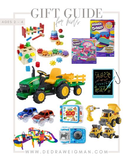Great gift ideas for ages 2-4! 

#ltkgiftguide #giftguide #giftideasforkids 

#LTKHoliday #LTKSeasonal #LTKkids