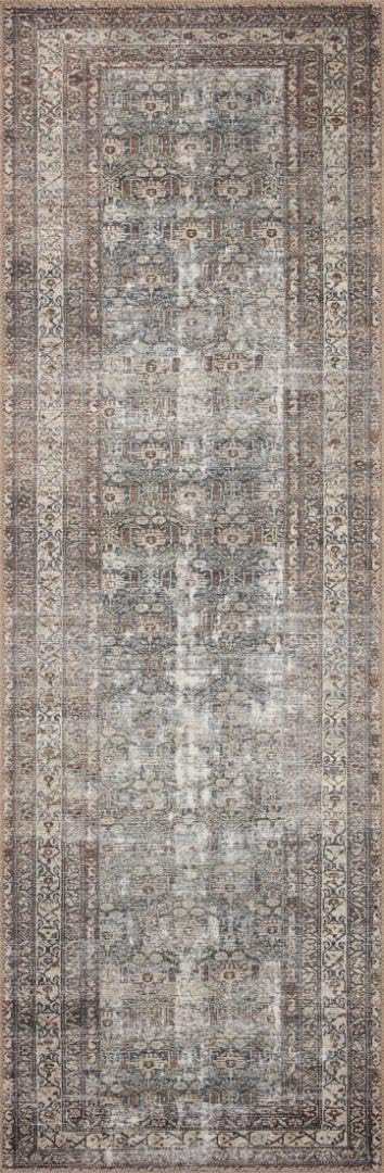 Loloi Amber Lewis Georgie Collection GER-10 Moss/Bark 2'-0" x 5'-0", .19" Pile Height, Accent Rug | Amazon (US)