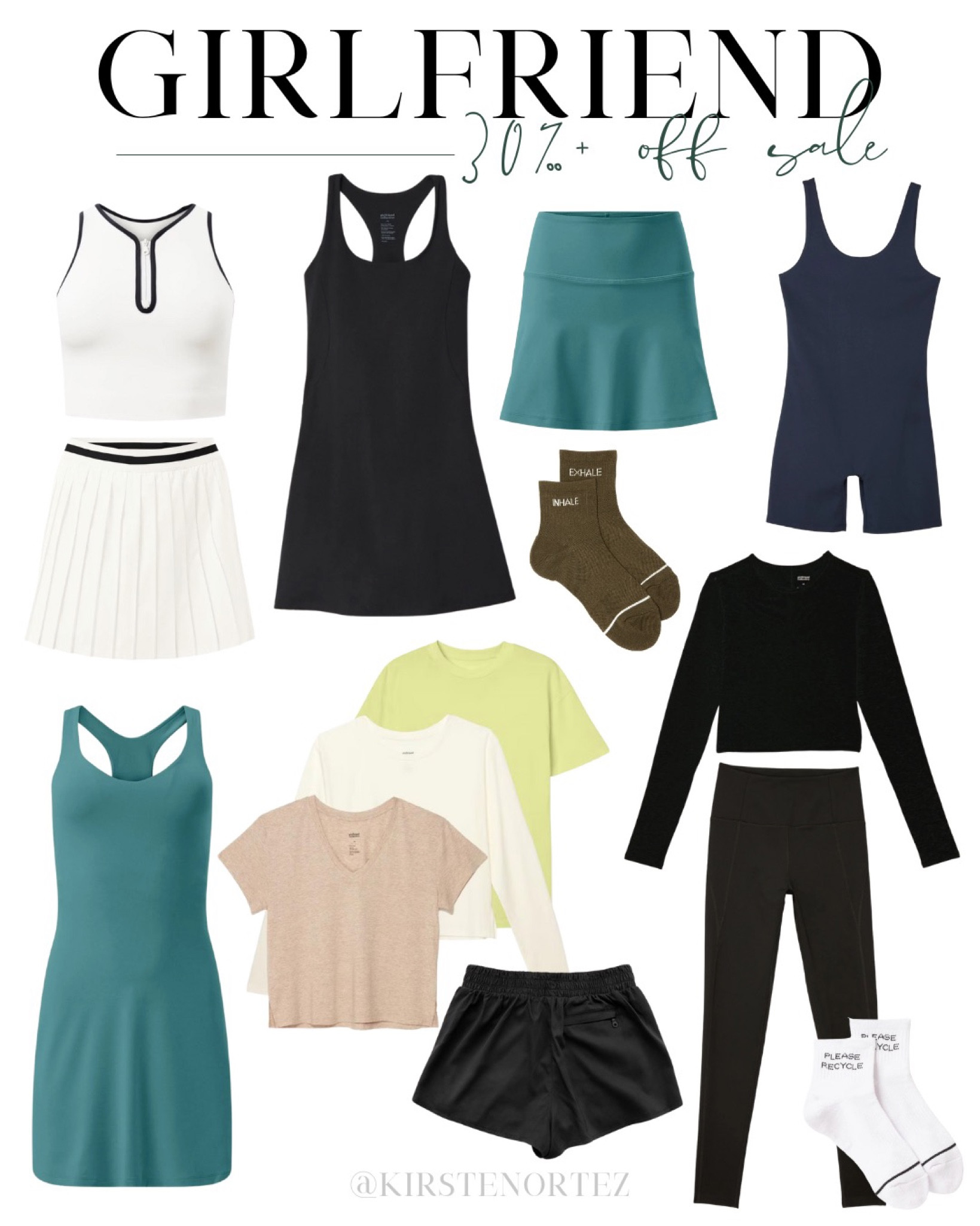 Girlfriend Collective sale, save 30% or more!! Sustainable activewear, recycled leggings, active dress, skort, high waisted leggings, unitard, workout romper 

#LTKsalealert #LTKfit #LTKCyberweek