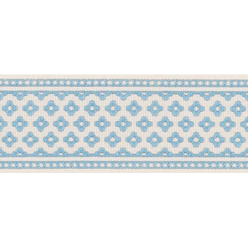 Schumacher Cherie Tape Blue Trim | DecoratorsBest