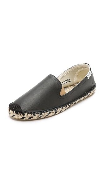 Soludos Zebra Smoking Slippers - Zebra Zute Black | Shopbop