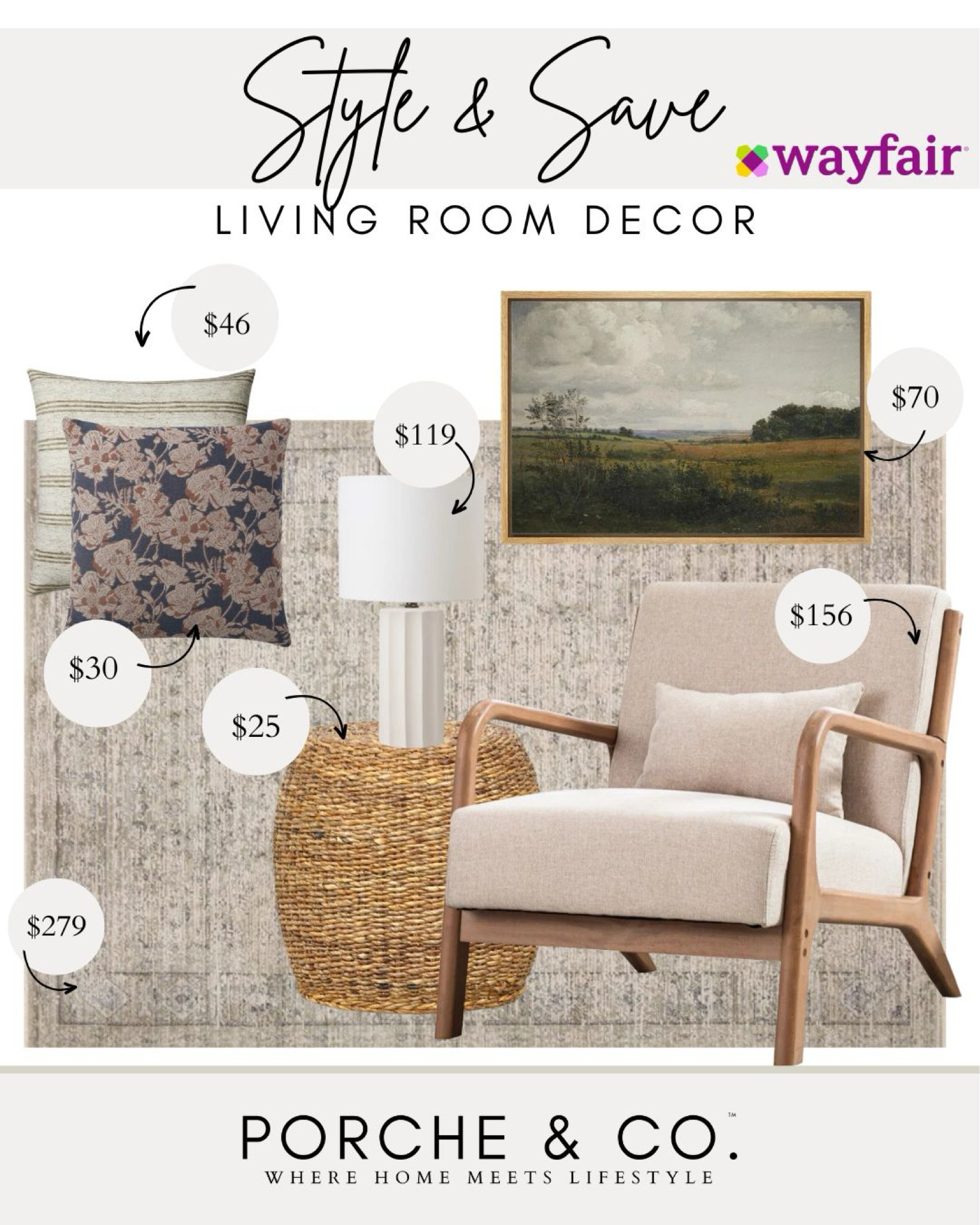 Style and save, Wayfair decor, living room decor, living room styling
#visionboard #moodboard #porcheandco

#LTKHome #LTKStyleTip