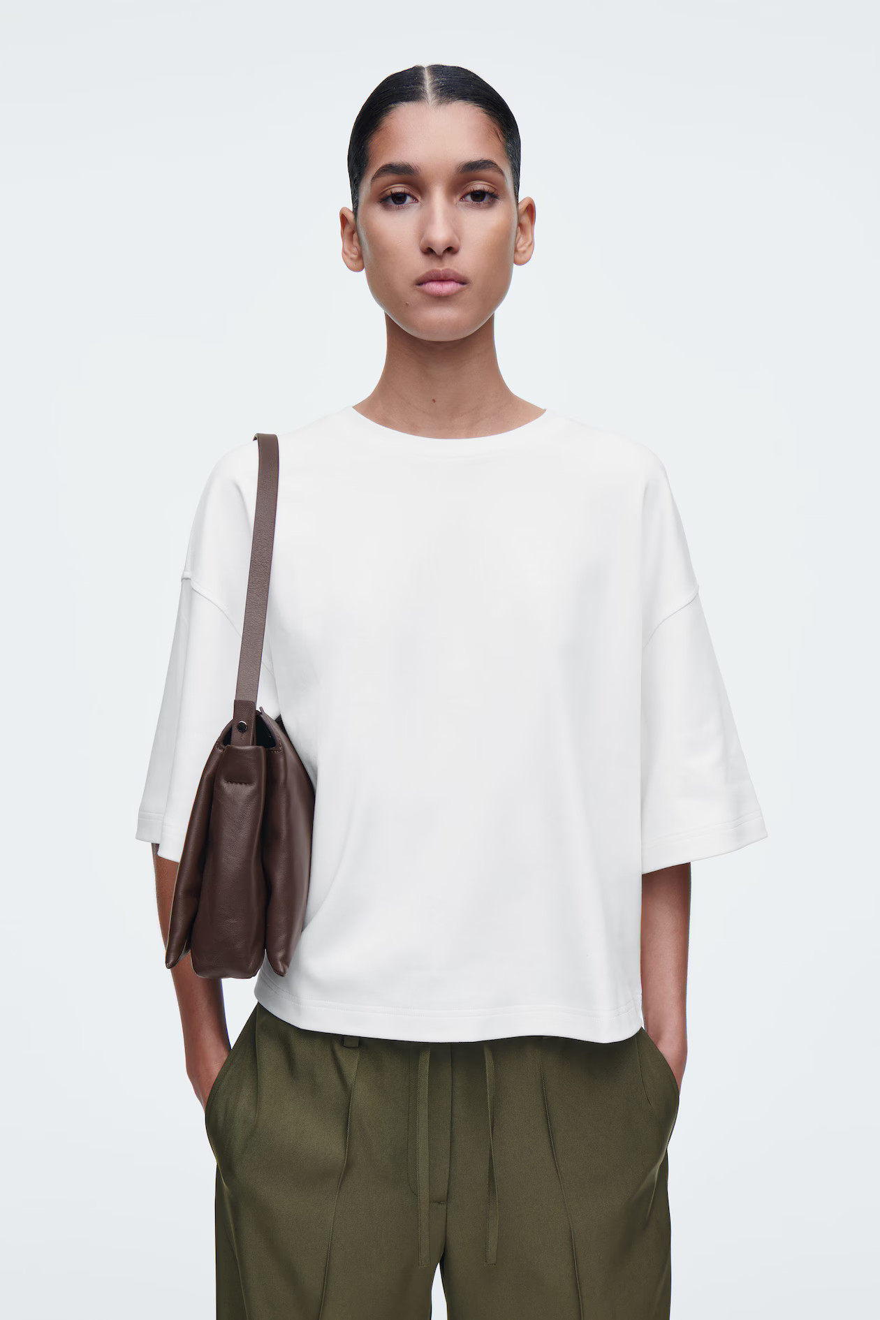 OVERSIZED BOXY T-SHIRT - WHITE | COS (EU)