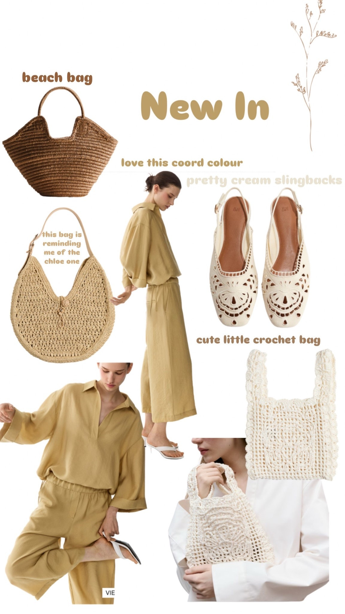 new in, coord, beach bag, holiday outfits 