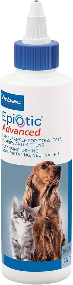 Virbac Epi-Otic Advanced Ear Cleanser for Dogs & Cats, 8 oz | Amazon (US)