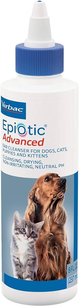 Virbac Epi-Otic Advanced Ear Cleanser for Dogs & Cats, 8 oz | Amazon (US)