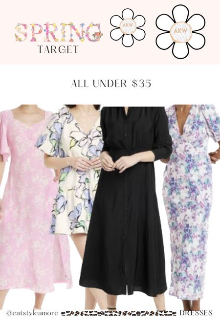 Flowy target dresses. Perfect for spring and all under $35!

#LTKfindsunder50 #LTKxTarget #LTKSeasonal