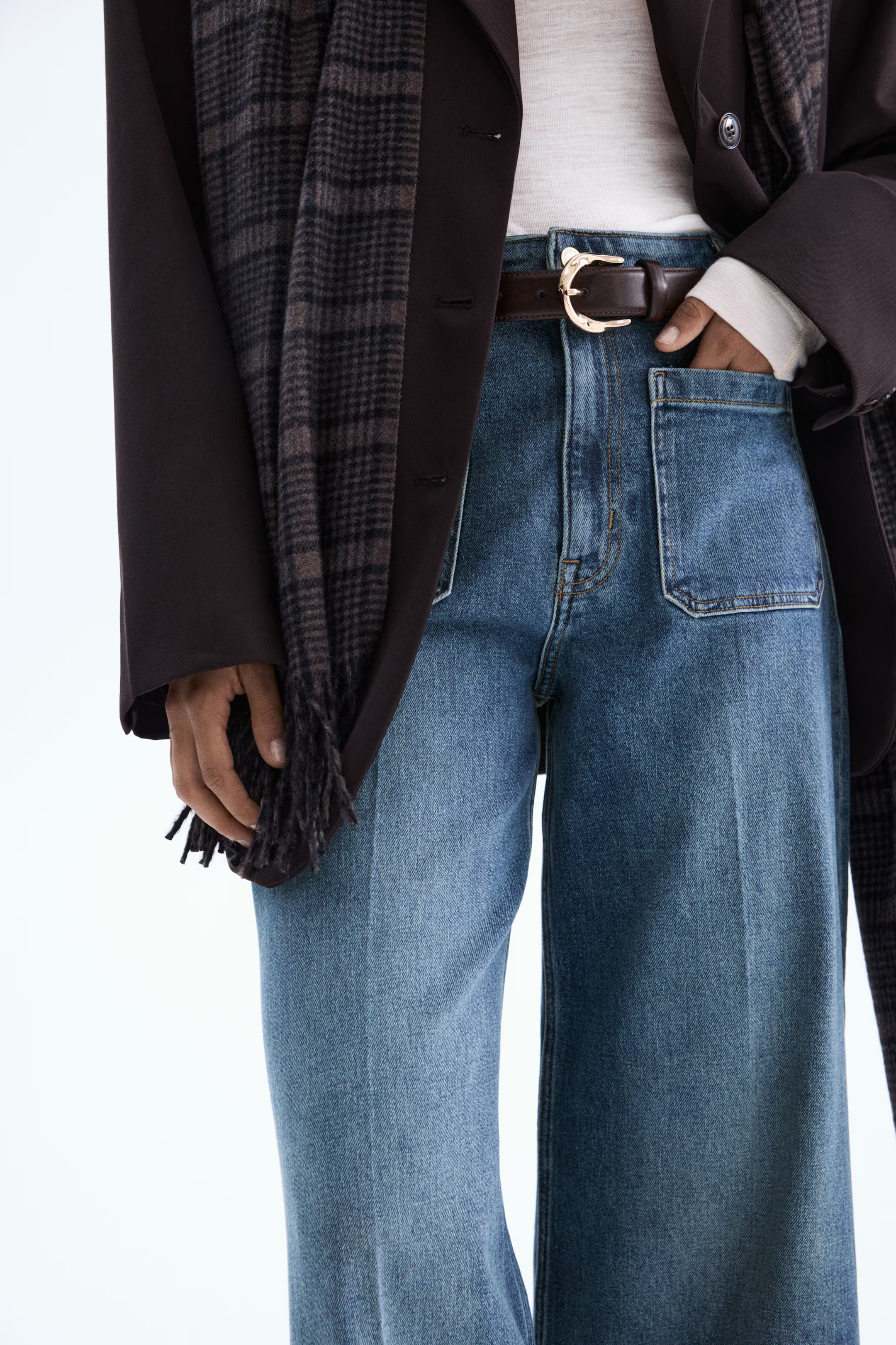 Wide High Jeans | H&M (US + CA)