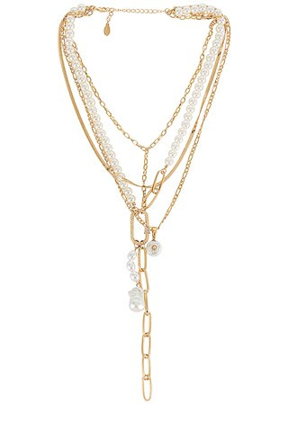 Pearl Lariat Necklace
                    
                    8 Other Reasons | Revolve Clothing (Global)