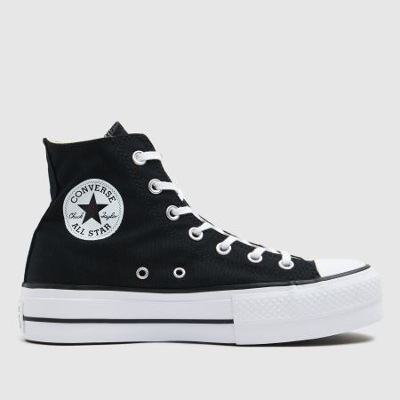 Womens Black Converse All Star Lift Hi Trainers | schuh | Schuh