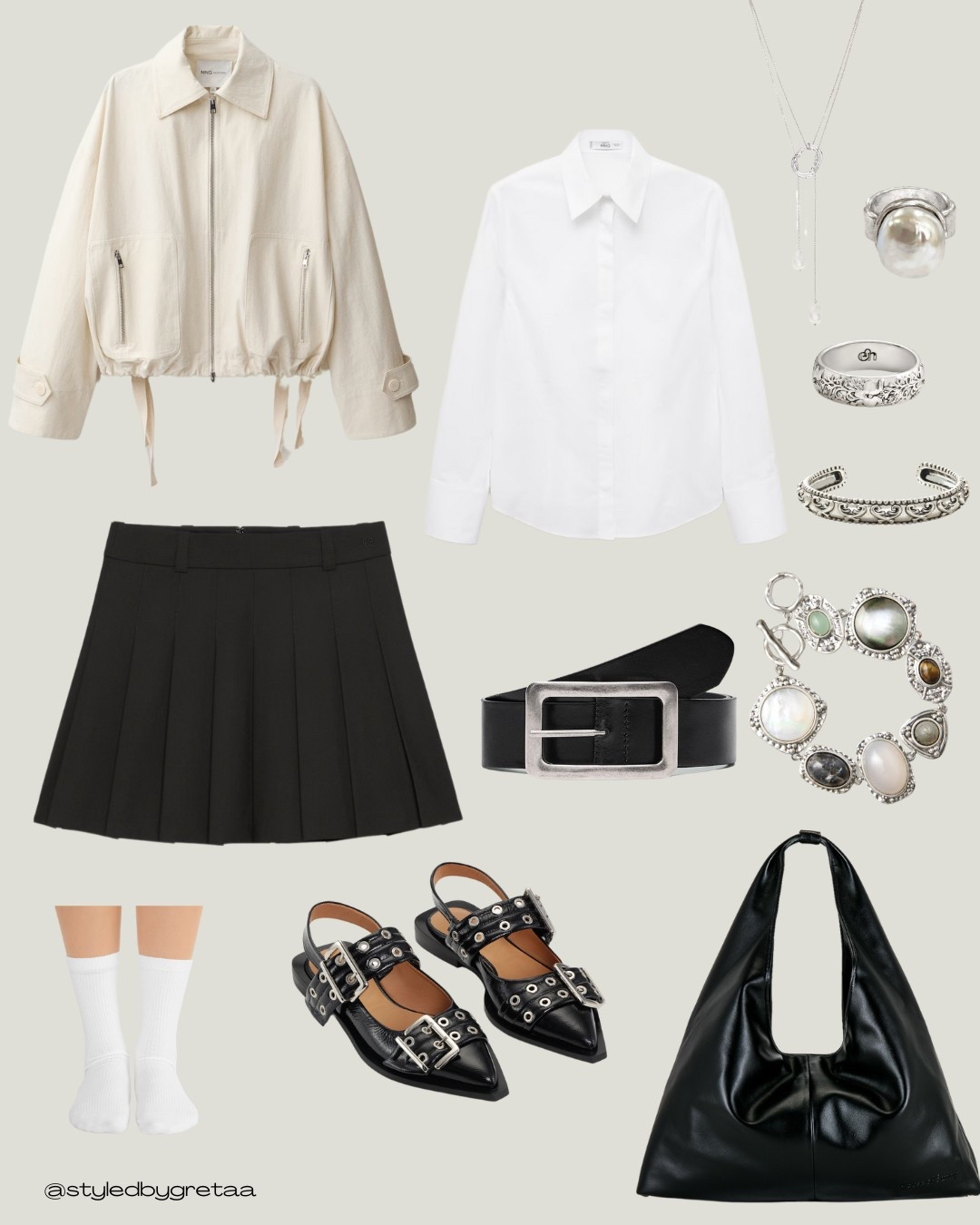 Spring outfit inspo 🫶🏼 

Styling silver jewelry from en route, Ganni flats, and poplin ✨ 


#LTKShoeCrush #LTKSeasonal #LTKStyleTip