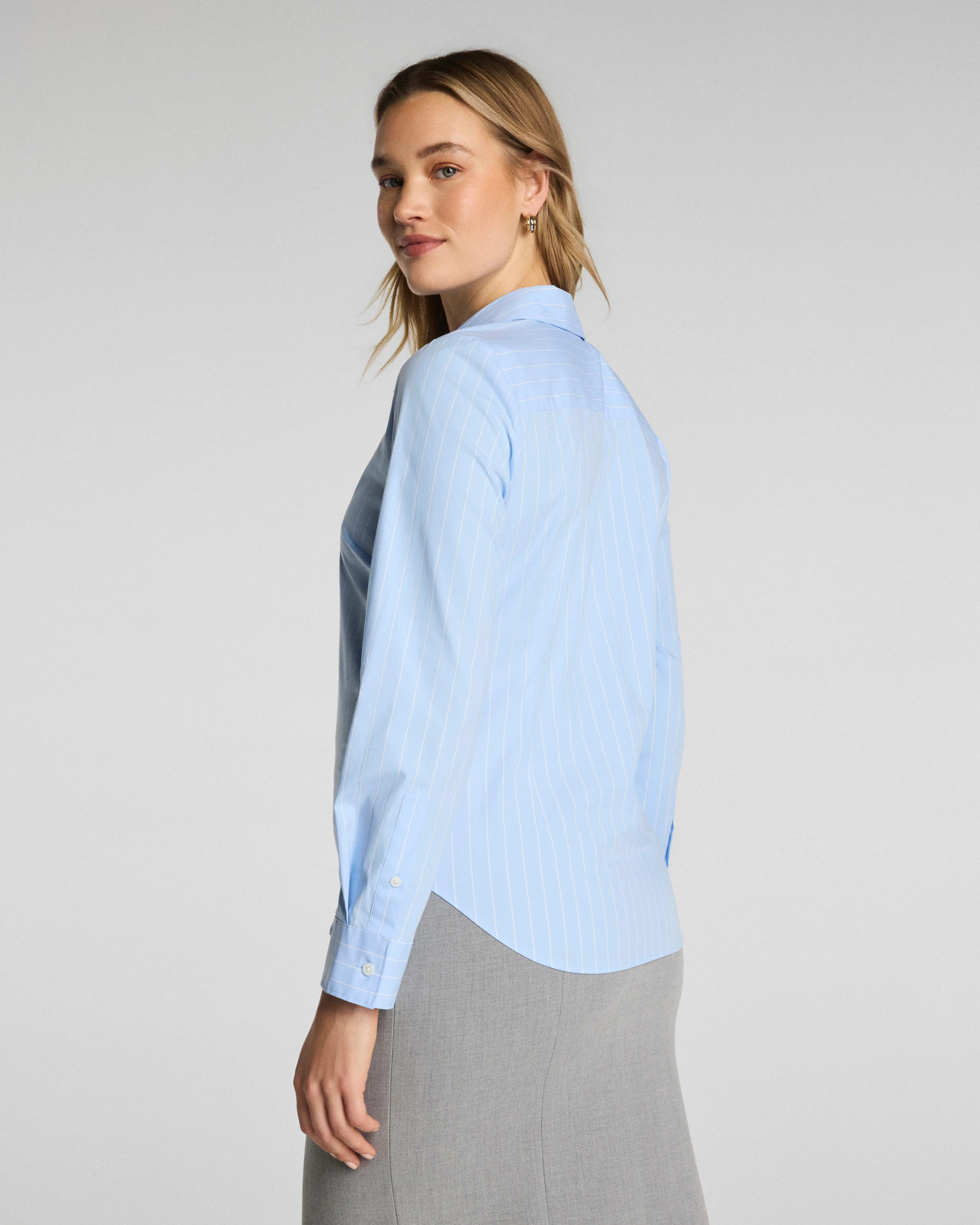 SPANX® Poplin No-Gape Tailored Button Down | Spanx