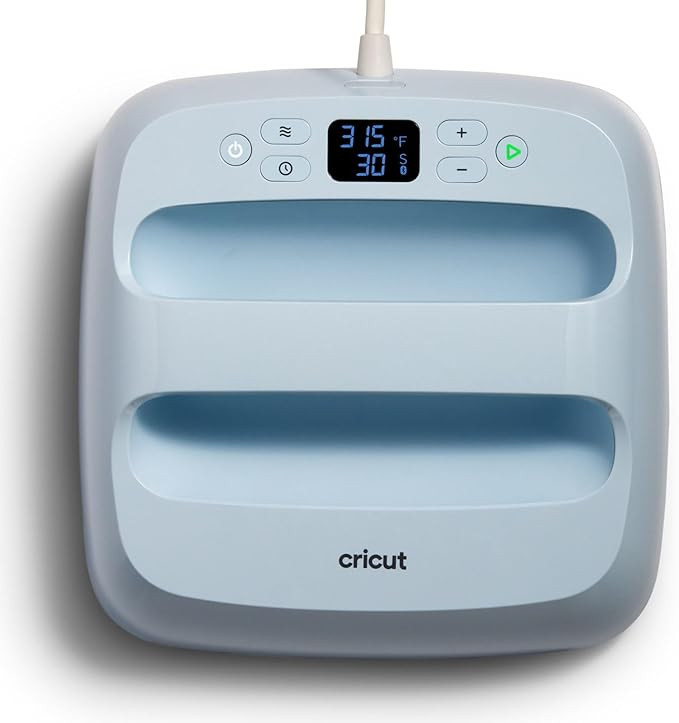 Cricut EasyPress 3 Zen Blue -9" x 9" Heat Iron On HTV Press Machine, For Personalized Gifts, DIY ... | Amazon (US)