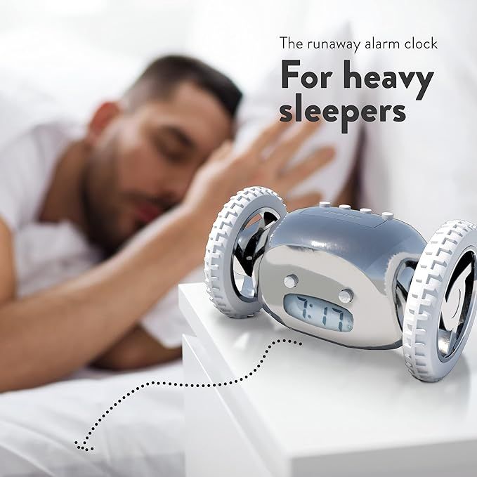 CLOCKY Alarm Clock on Wheels (Original) for Heavy Sleeper Adults/Kids, Bedroom & Home Decor, Loud... | Amazon (US)